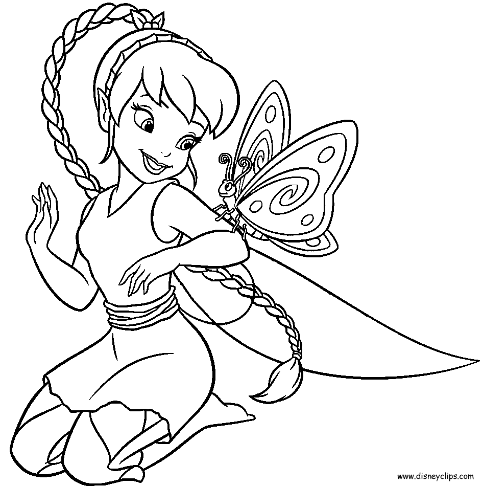 coloring pages of disney-fairies by jackson – Free Printables